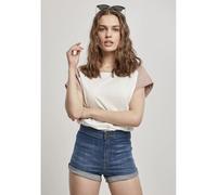 Urban Classics Damen T-Shirt Contrast Raglan Tee Regular Fit Beige Gr. XL