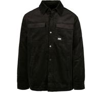 Urban Classics Männer Übergangsjacke Corduroy Shirt in schwarz XL schwarz