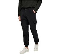 Stoffhose URBAN CLASSICS "Männer Corduroy Cargo Jogging Pants" Gr. S, US-Größen, blau (midnightnavy) Herren Hosen Stoffhosen (46428434-S)