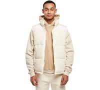 Jerseyweste URBAN CLASSICS "Herren Cord Vest" Gr. L, beige (whitesand) Herren Westen (85896729-L)