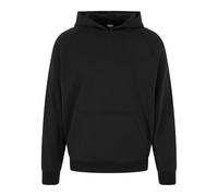 Urban Classics - "Cosy" Kapuzenpullover für Herren Raglanärmel (Schwarz)