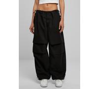 Urban Classics Ladies Cotton Parachute Pants in Gr. XL in Schwarz