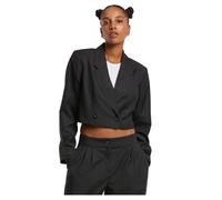 Urban Classics Damen Ladies Cropped Blazer TB7198 Black-L