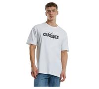 Urban Classics T-Shirt UC Cursive Bold Logo Heavy Oversized Tee TB7551 White-XL