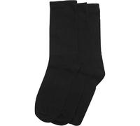 Urban Classics Daily Socken 3er Pack - Unisex Sneaker- und Crew-Socken in Schwarz, Weiß & Oliv, Größe 39-46