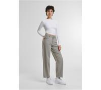 Urban Classics Damen-Jeans Mid Waist 90er Lighter Dirty Washed Größe 28