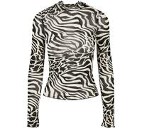 Urban Classics Damen Shirt creme / schwarz, Größe XS, 7096409 Creme / Schwarz XS