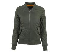 Urban Classics Ladies Basic Bomber Jacket in Gr. L in Olive