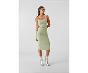 Urban Classics Damen Basic langes Jersey-Kleid aus Baumwolle softsalvia XL