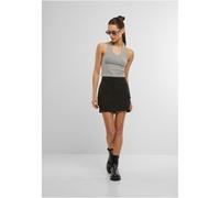 Urban Classics Damen T-Shirt Ladies Basic Neckholder Jersey Top TB7533 Heathergrey-S