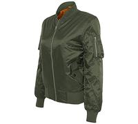 Urban Classics Ladies Basic Bomber Jacket in Gr. L in Olive