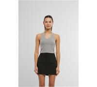Urban Classics Damen-Basis-Neckholder-Jersey-Top graumeliert XS