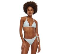 Urban Classics Ladies Recycled Triangle Bikinis in Gr. L in Blau