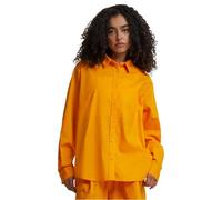 Urban Classics Damen Bluse Ladies Linen Mixed Oversized Shirt, lässige Bluse für Frauen, Oversized, Größen XS - 5XL