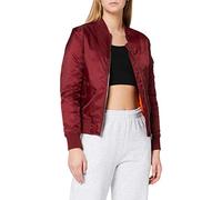 Urban Classics Damen, Bomberjacke, Burgundy, M