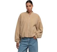 Urban Classics Damen Bomberjacke Structured Bomber Jacket, Teddy Blousonjacke mit Reißverschluss, Übergangsjacke mit gerippten Bündchen, Größen XS - 5XL