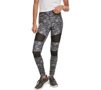 Urban Classics Curvy Damen Leggings grau / schwarz / stone / dunkelgrau, Größe S, 4786604 Grau / Schwarz / Stone / Dunkelgrau S