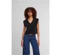 Urban Classics Damen Cardigan Ladies Soft Knit Pullunder TB7460 Black-M