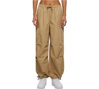 Urban Classics Damen Carghose Ladies Cotton Cargo Parashute Pants, lässige Cargohose mit Gummibänden, Loose Fit