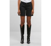 Urban Classics - Ladies Cotton Black - Shorts - Schwarz - W29 - 98% Baumwolle, 2% Elastan Schwarz W29