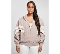 Urban Classics Damen Ladies Crinkle Batwing Jacket Aufwärm-Jacke, Duskrose/Whites, XS