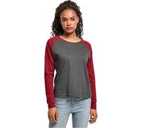 Urban Classics Damen Longsleeve Contrast Raglan Grau Größe 5XL
