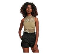 Urban Classics Damen-Body Laces Khaki Größe S