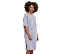 Urban Classics - Ladies Organic Oversized Slit Violablue - Kleid Blau XS