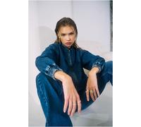 Urban Classics - Ladies Straight Fit Denim Mid Deep Blue Washed - Jeans - Blau - W31 - 100% Baumwolle,Denim Blau W31