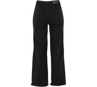 Bequeme Jeans URBAN CLASSICS "Urban Classics Ladies Relaxed Straight Fit Denim", Damen, Gr. 30, Normalgrößen, schwarz, 98% Baumwolle, 2% Elasthan, unifarben, Jeans (23249060-30) schwarz