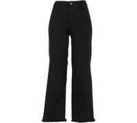 Bequeme Jeans URBAN CLASSICS "Urban Classics Ladies Relaxed Straight Fit Denim", Damen, Gr. 29, Normalgrößen, schwarz, 98% Baumwolle, 2% Elasthan, unifarben, casual, Jeans (15731660-29) schwarz