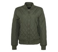 Urban Classics Ladies Diamond Quilt Nylon Jacket TB806 Olive, Größe:XS