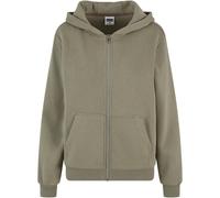 Urban Classics Men's TB7286-Ladies Fluffy Zip Hoody Sweatshirt, paleolive, XS