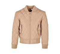 Urban Classics Girls Diamond Quilt Nylon Lightweight Jacket in Gr. 12-13 JAHRE in Beige