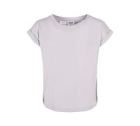 Urban Classics Girls Organic Extended Shoulder Tee in Gr. 134-140 in Violet
