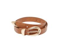 Urban Classics Damen Gürtel Chunky Buckle Loop Synthetic Leather Belt, Damen Gürtel mit Dornschnalle, Größen S/M - XL
