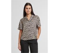 Urban Classics Damen Hemd Ladies Leo Resort Shirt TB7537 Leo-S