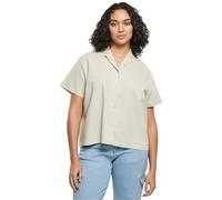 Urban Classics Damen Hemd Ladies Linen Mixed Resort Shirt softseagrass 4XL