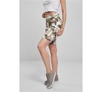 Urban Classics Damen Fahrrad-Shorts mit Hoheitsbund, Camo-Tech, dunkles Digital-Camouflage, Größe L