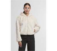 Urban Classics Damen Kapuzenjacke Ladies Full Zip Faux Fur Hoodie – Kunstfell, Reißverschluss, XS–XL