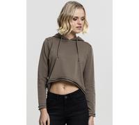 Urban Classics Damen Hoodie Ladies Cropped Terry Hoody Army Green-L