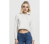 Urban Classics Damen Hoodie Ladies Cropped Terry Hoody Offwhite Melange-XL