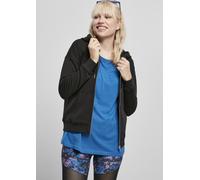 Urban Classics Damen Hoodie Ladies Organic Terry Zip Hoody Black-S