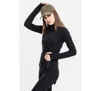 Urban Classics Ladies Athletic Interlock Zip Hoody in Gr. M in Schwarz