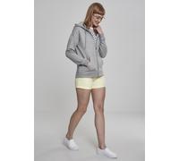 Urban Classics Damen Hoodie Zip Ladies Classic Zip Hoody Grey-XL