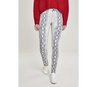Urban Classics Ladies Animal Stretch Twill Skinny Pants Offwhite Snake Größe: 28 | Skinny Pants Outlet | Damen | Weiß