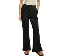 Urban Classics Damen Hose Ladies Flared Pin Tuck Terry Pants Black XXL