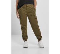 Urban Classics Damen Hose Ladies High Waist Cargo Jogging Pants Summerolive-S