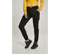 Urban Classics Damen Hose Ladies High Waist Cargo Pants Black-30