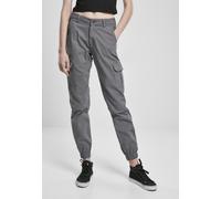 Urban Classics Damen Hose Ladies High Waist Cargo Pants Lightshadow-28